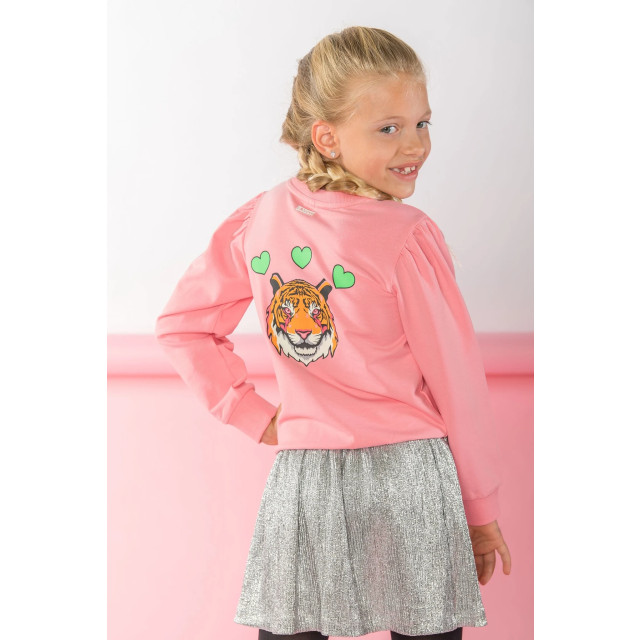 B.Nosy Meisjes sweater saly geranium Y409-5323-287 large