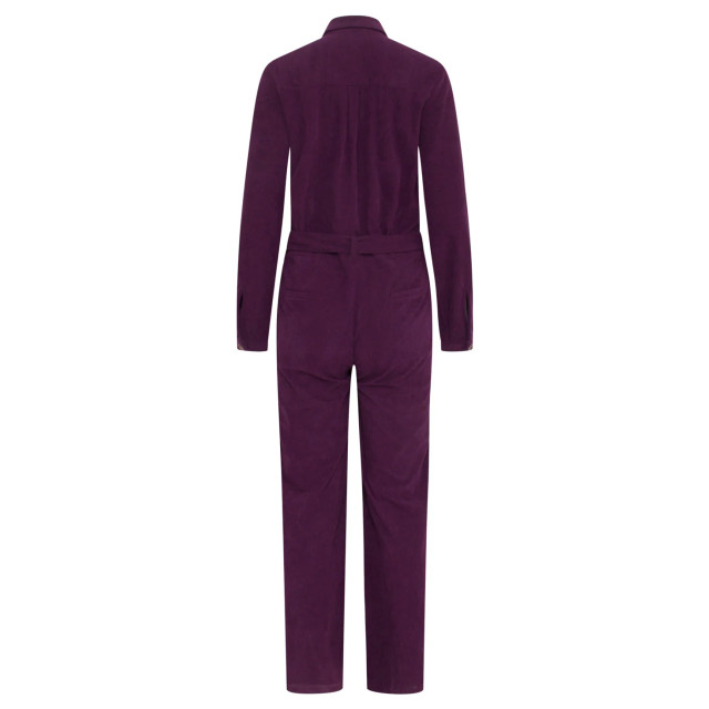 Smashed Lemon 23726-380 corduroy jumpsuit in paars van 100% polyester 23726-380-3XL large