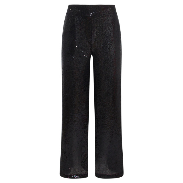 Smashed Lemon 23739-999 zwarte glitter broek voor dames 23739-999-L large