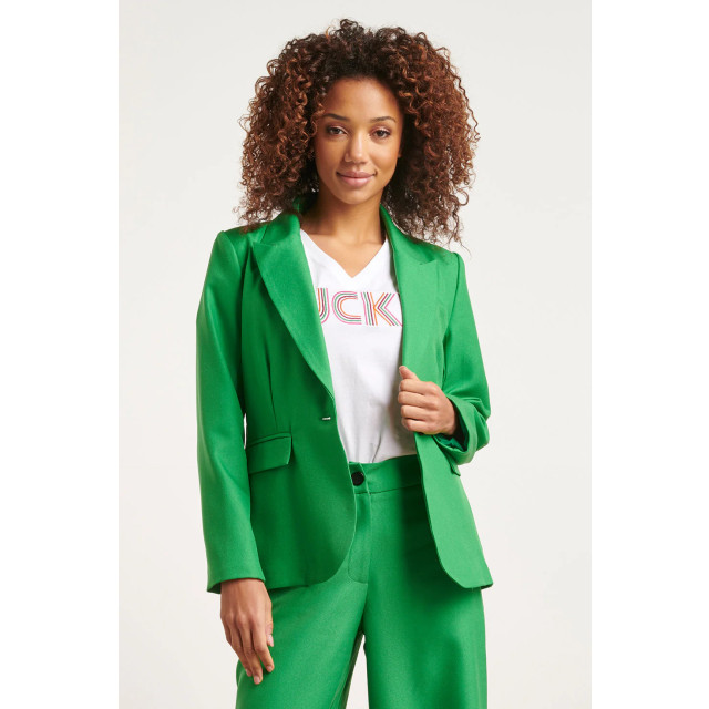 Smashed Lemon 23573 trendy blazer in felgroen 23573-530-4XL large