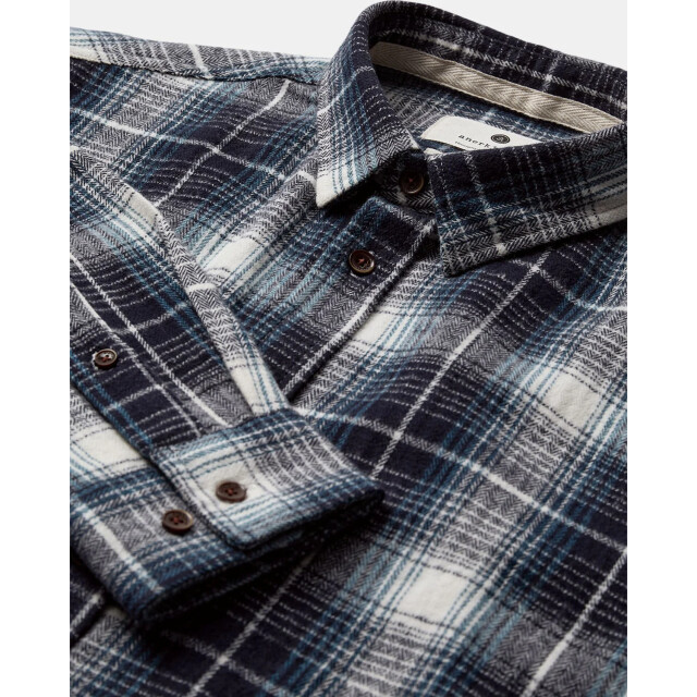 Anerkjendt Akleif flannel check shirt 901669 sky captain 901669 large