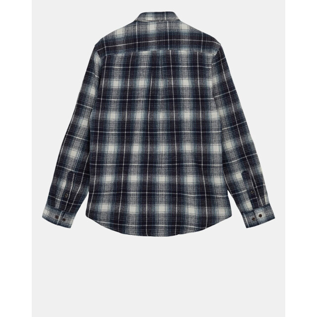 Anerkjendt Akleif flannel check shirt 901669 sky captain 901669 large