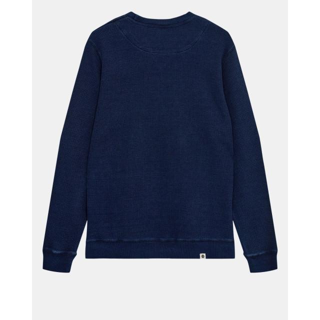 Anerkjendt Akruben indigo waffle sweat 901761 sky captain 901761 large