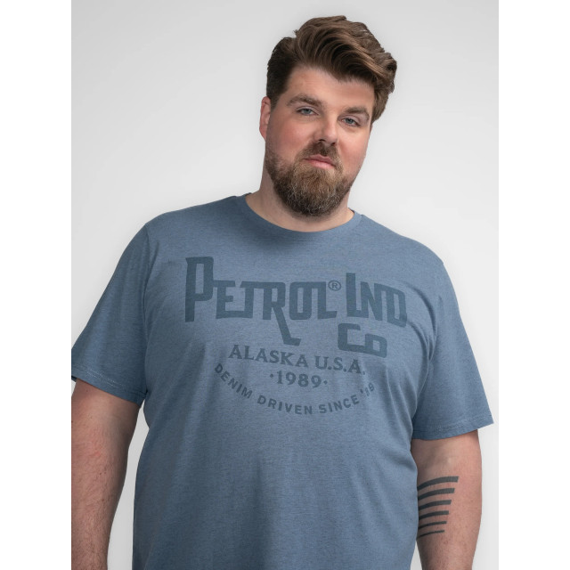 Petrol Industries Heren shirt- m-3040-tsr6090 5183 light shadow Petrol M 3040 TSR6090 5183LightShadow large