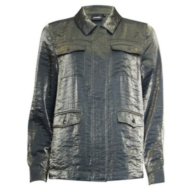 Poools Shiny jacket 433177- 433177-dark olive large