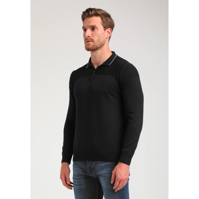 Gabbiano Heren polo 614770 201 black Gabbiano Polo 614770 201Black large