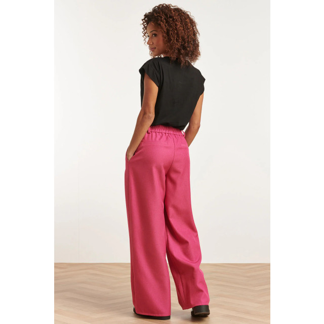 Smashed Lemon 23574 stijlvolle wijde broek in fel fuchsia 23574-420-M large