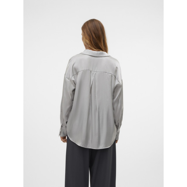 Vero Moda Vmqueeny ls shirt wvn ga zilverkleurig 4309.97.0004 large