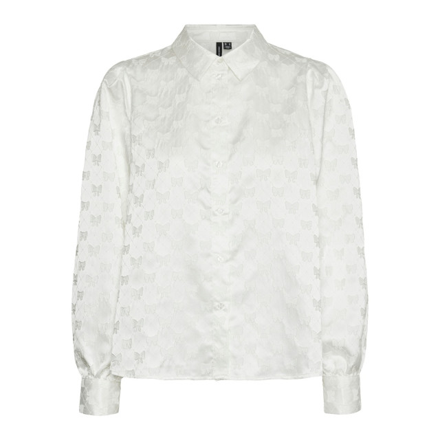 Vero Moda Vmviga jacquard ls shirt wvn ga off-white 4309.02.0162 large