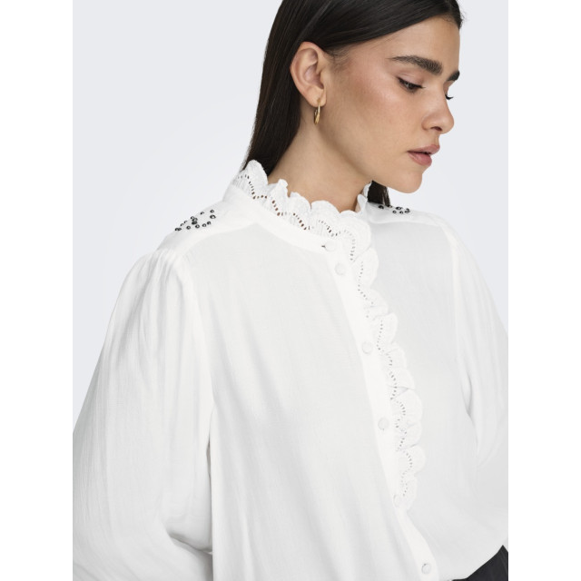 Jacqueline de Yong Jdyamy ls frill shirt ecru 4309.03.0160 large