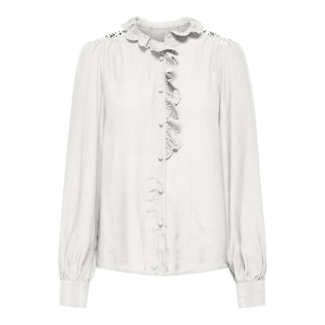 Jacqueline de Yong Jdyamy ls frill shirt ecru 4309.03.0160 large