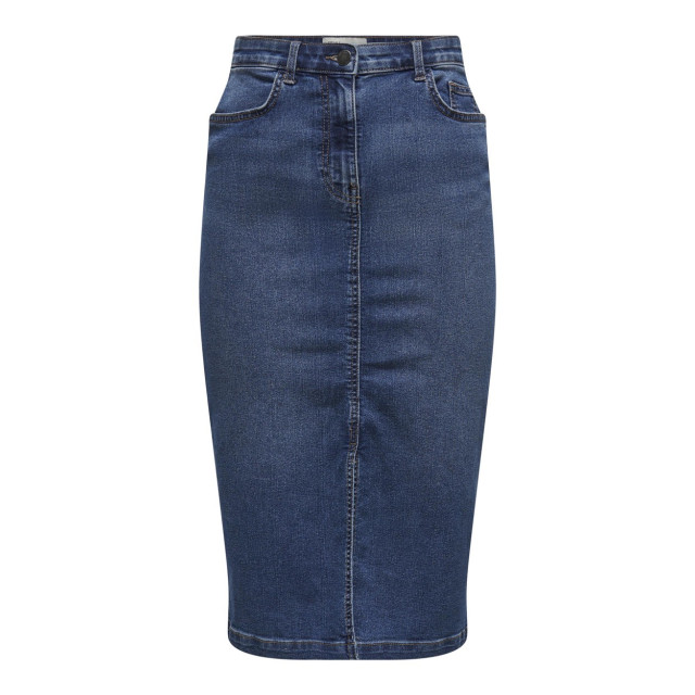 Jacqueline de Yong Jdymoon hw midi slit skirt mix dnm blue denim 4480.35.0007 large