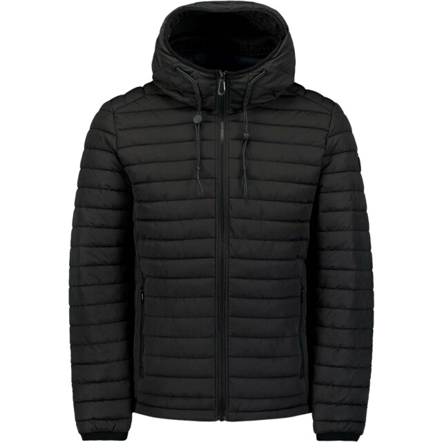 No Excess Jacket hooded short fit padded black 25630805-020 large