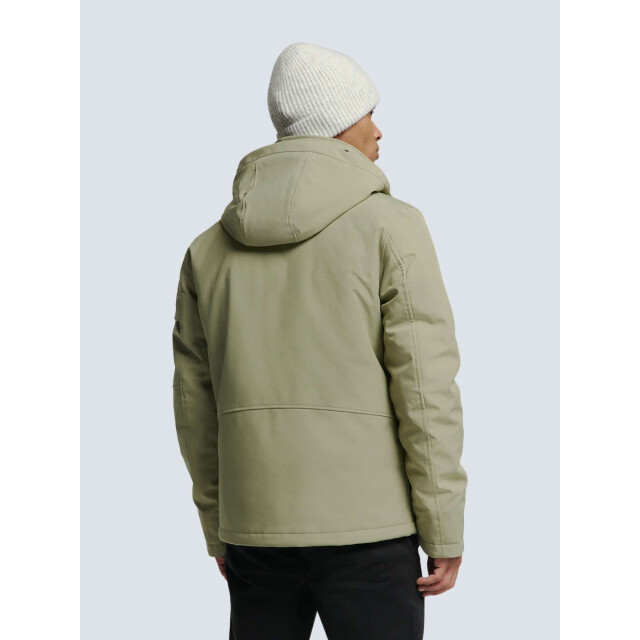 No Excess Jacket short fit hooded softshell s smoke 25630808-049 large