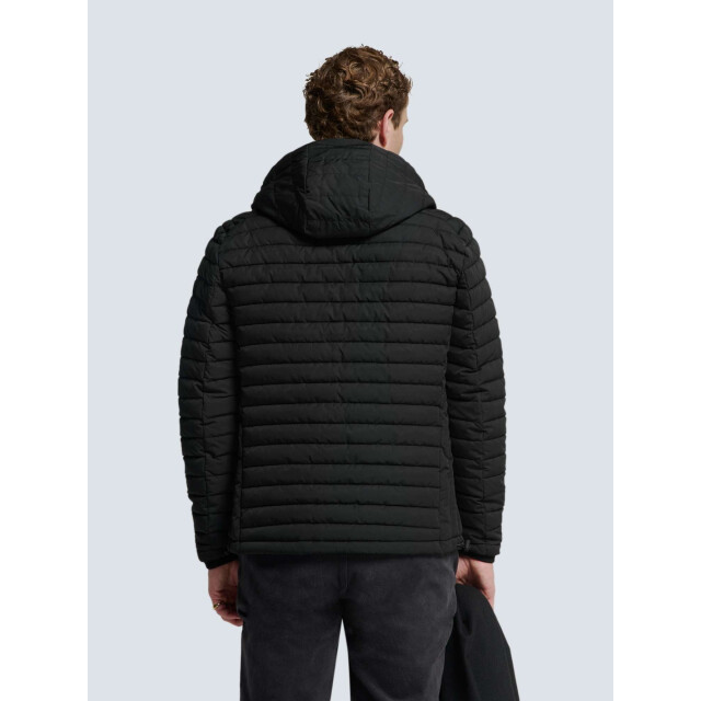 No Excess Jacket hooded short fit padded black 25630805-020 large