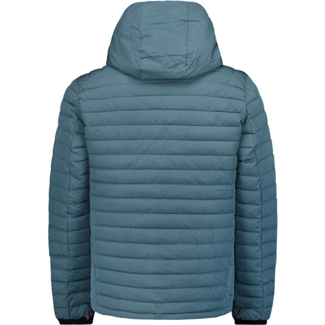 No Excess Jacket hooded short fit padded shadow blue 25630805-132 large