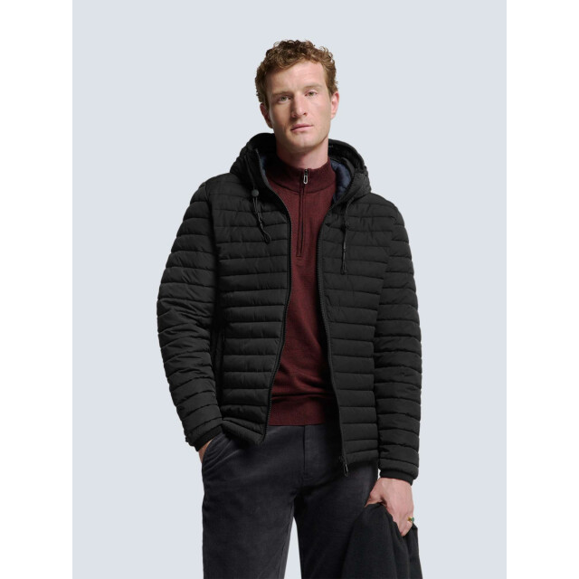 No Excess Jacket hooded short fit padded black 25630805-020 large