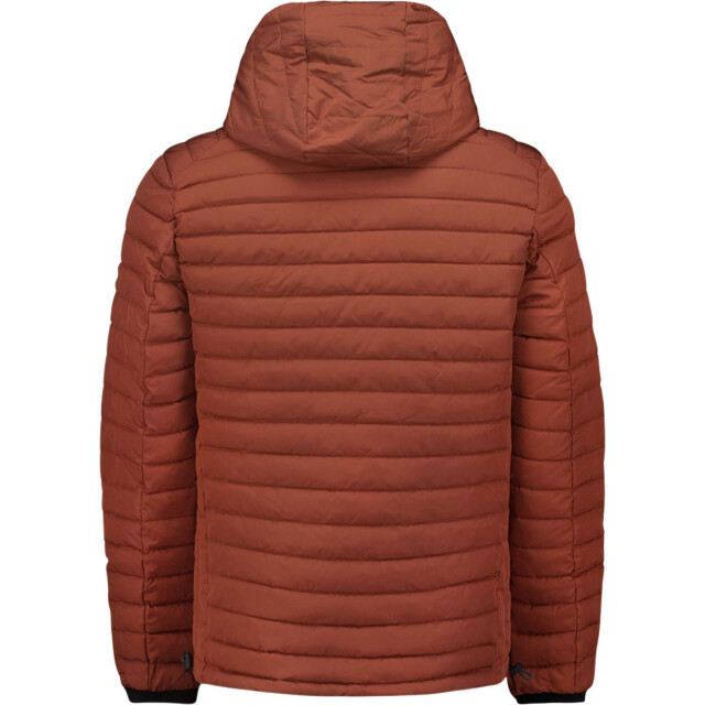 No Excess Jacket hooded short fit padded rusty 25630805-092 large