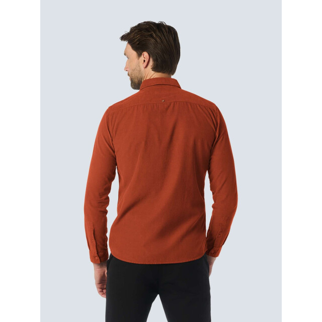 No Excess Shirt corduroy solid rusty 25410701-092 large