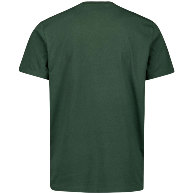 No Excess T-shirt crewneck solid basic dark green 25340701-052 large