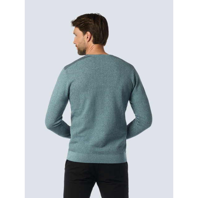 No Excess Pullover crewneck 2 coloured jacqua cloud 25230821SN-130 large