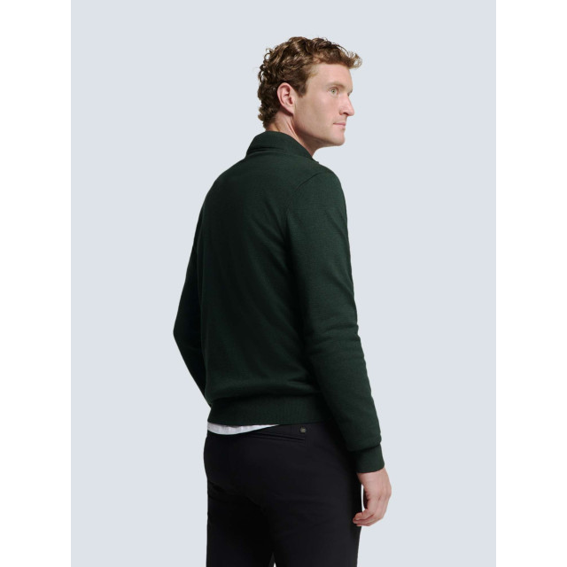 No Excess Pullover half zip 2 coloured melang dark green 25210885SN-052 large