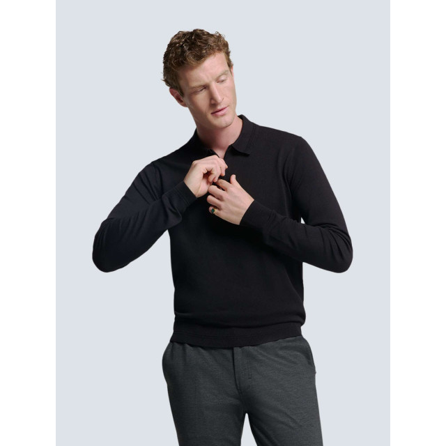 No Excess Pullover polo half zip black 25210846-020 large