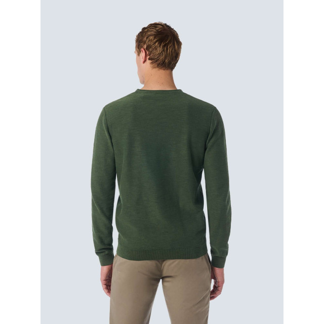 No Excess Pullover crewneck garment dyed + st dark green 25210801SN-052 large