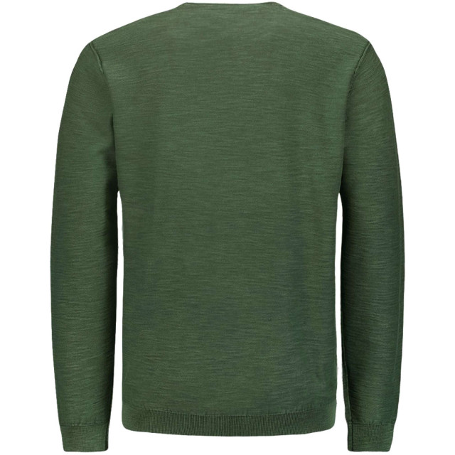 No Excess Pullover crewneck garment dyed + st dark green 25210801SN-052 large