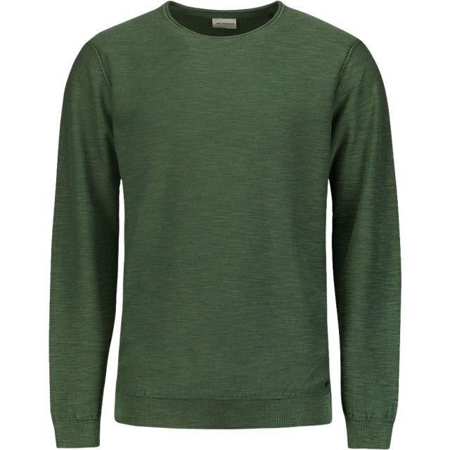 No Excess Pullover crewneck garment dyed + st dark green 25210801SN-052 large