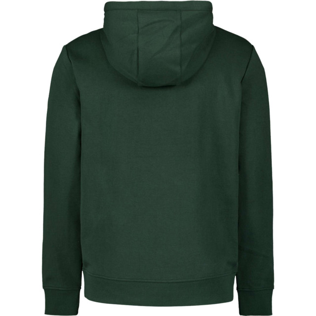 No Excess Sweater hooded full zipper double l dark green 25100907-052 large