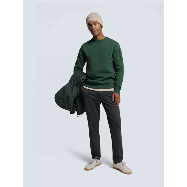 No Excess Sweater crewneck dark green 25130850-052 large