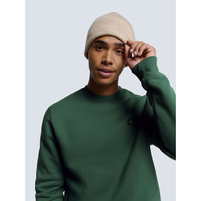 No Excess Sweater crewneck dark green 25130850-052 large