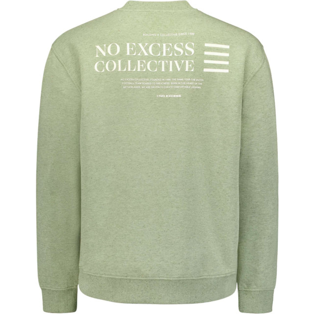 No Excess Sweater crewneck melange smoke 25100811-049 large