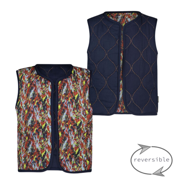 B.Nosy Meisjes reversibel gilet ginny amibitous aop Y409-5021-925 large