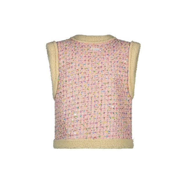 B.Nosy Meisjes gilet boucle gitte geranium Y409-5022-287 large