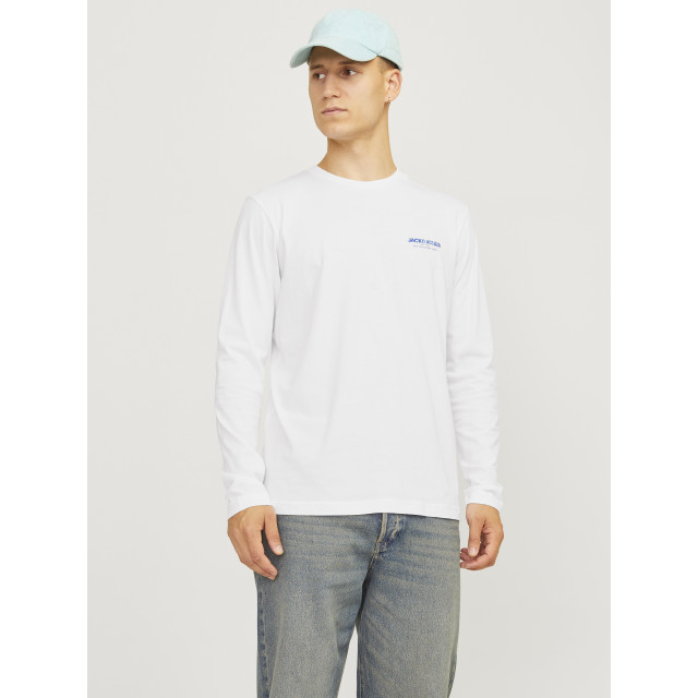 Jack & Jones Jjalvis tee ls crew neck 12259735 large