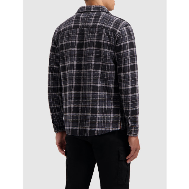 Pure Path Heavy twill checked shirt 24030201 large