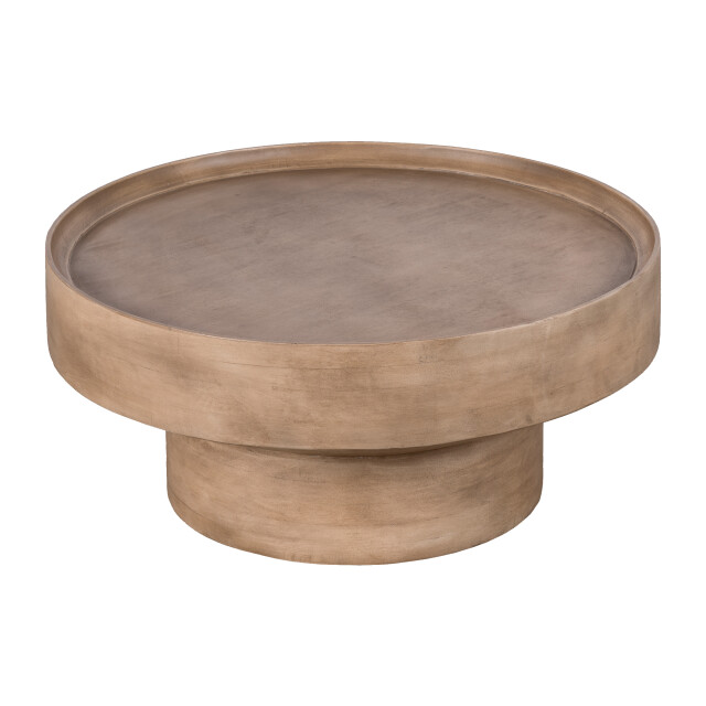 Lewis & Loft Salontafel luus fsc®-gecertificeerd mangohout rond ⌀80 cm mat 2959223 large