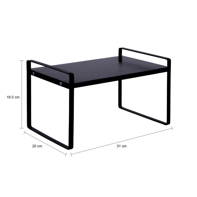 QUVIO Keukenkast organizer plankinzet – 31 cm – metaal - 2912771 large