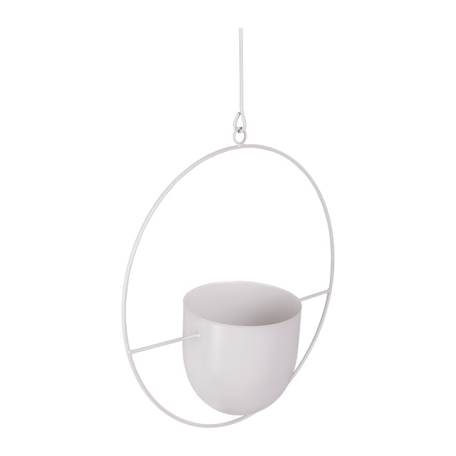 QUVIO Hangende bloempot rond – metaal – 2959217 large