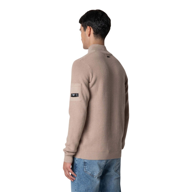 Quotrell D'azur knitted halfzip d-azur-knitted-halfzip-00058272-brown large