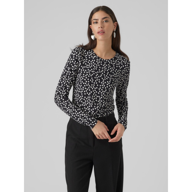 Vero Moda Vmvica ls o-neck top jrs dessin 4329.89.0075 large