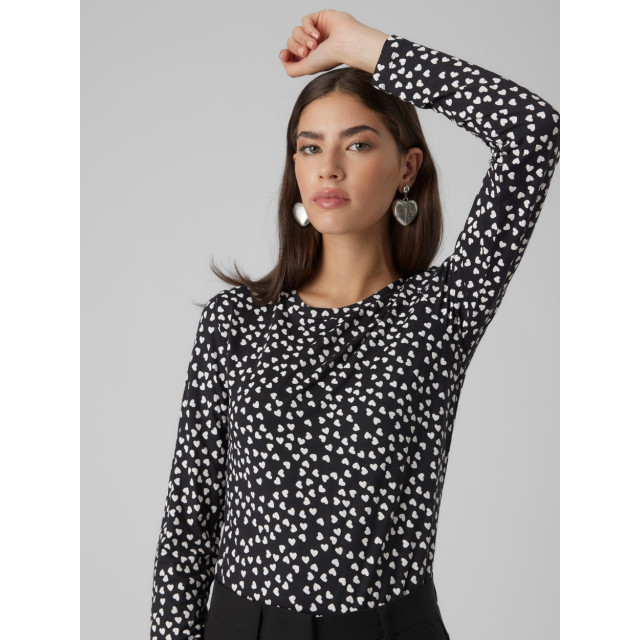 Vero Moda Vmvica ls o-neck top jrs dessin 4329.89.0075 large