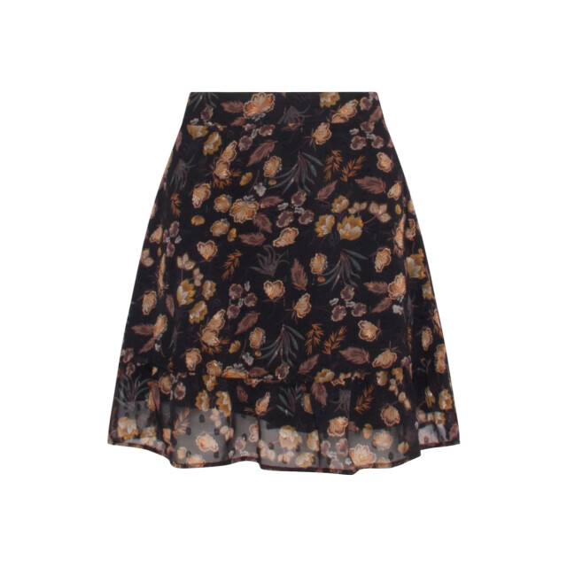 Smashed Lemon 23709-999-240 rok met bloemenprint in bruin-mosterd 23709-999-240 large