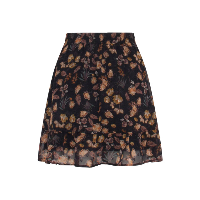 Smashed Lemon 23709-999-240 rok met bloemenprint in bruin-mosterd 23709-999-240 large