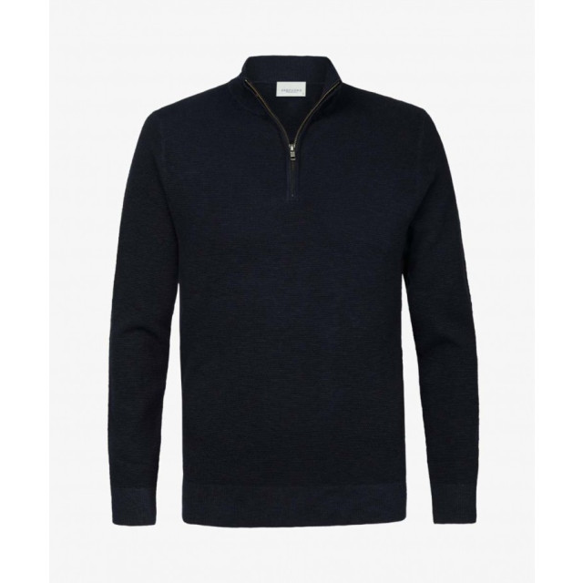 Profuomo Ppvj30007b p pullover half zip navy profu P/PPVJ30007B large