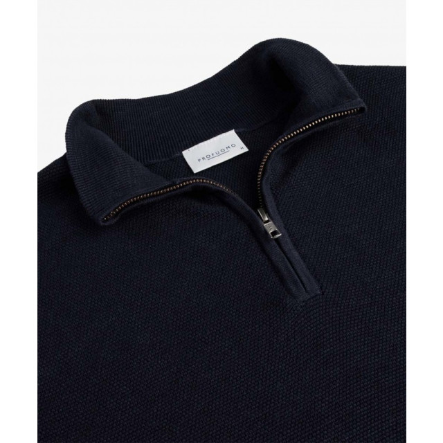 Profuomo Ppvj30007b p pullover half zip navy profu P/PPVJ30007B large