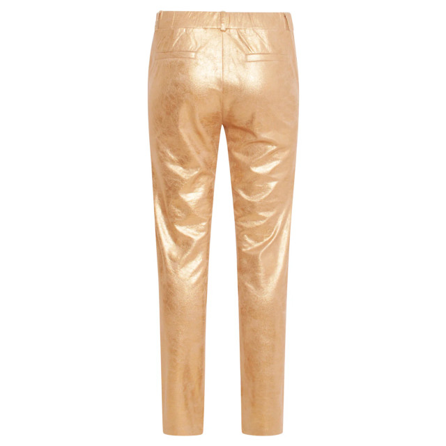 Smashed Lemon 24734 goud suedine broek 24734-025-XXL large