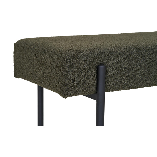 Artichok Marianna bouclé bankje donker 100 x 42,5 cm 2959392 large